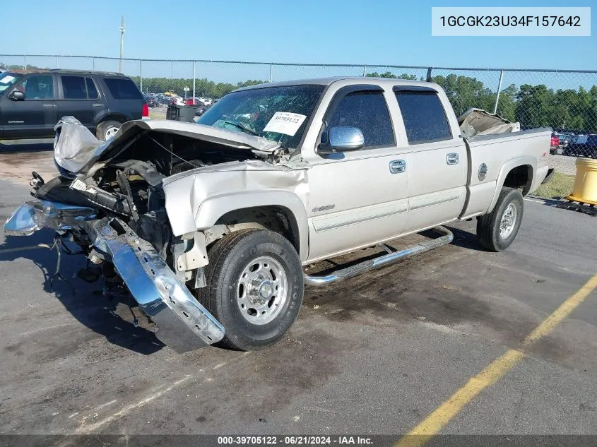 2004 Chevrolet Silverado 2500 Ls VIN: 1GCGK23U34F157642 Lot: 39705122