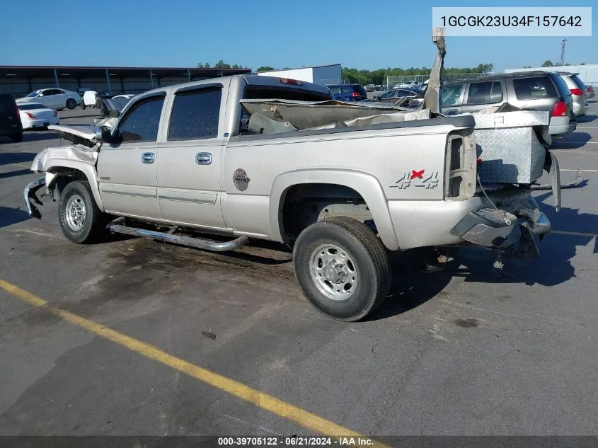 1GCGK23U34F157642 2004 Chevrolet Silverado 2500 Ls