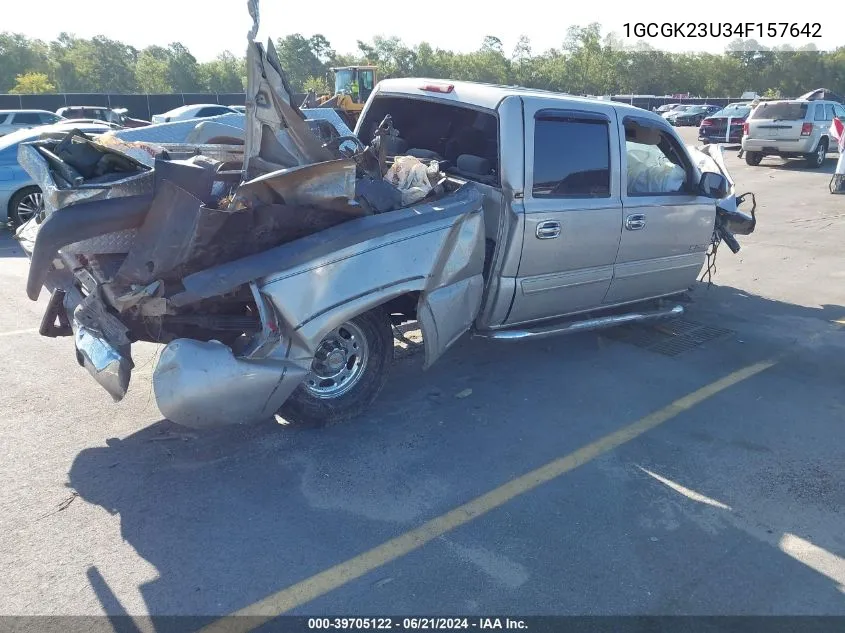 2004 Chevrolet Silverado 2500 Ls VIN: 1GCGK23U34F157642 Lot: 39705122