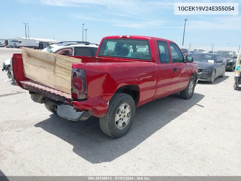 2004 Chevrolet Silverado 1500 Ls VIN: 1GCEK19V24E355054 Lot: 39758913