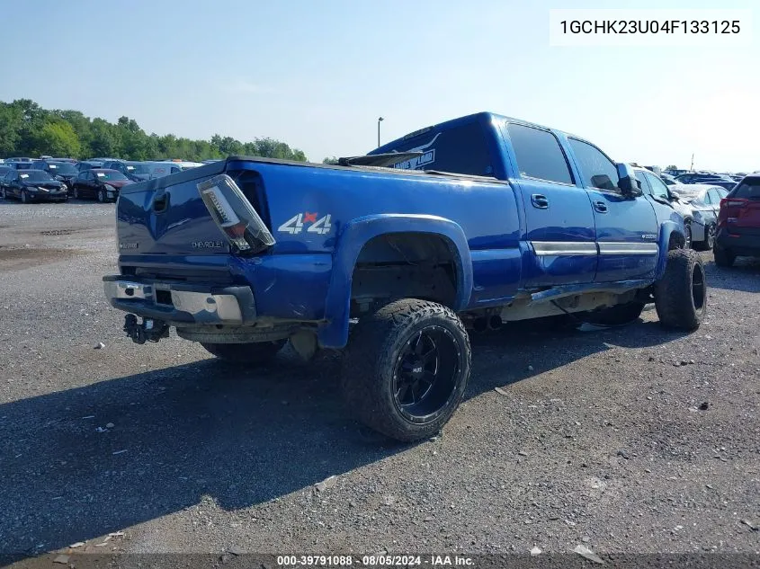 2004 Chevrolet Silverado 2500Hd Ls VIN: 1GCHK23U04F133125 Lot: 39791088