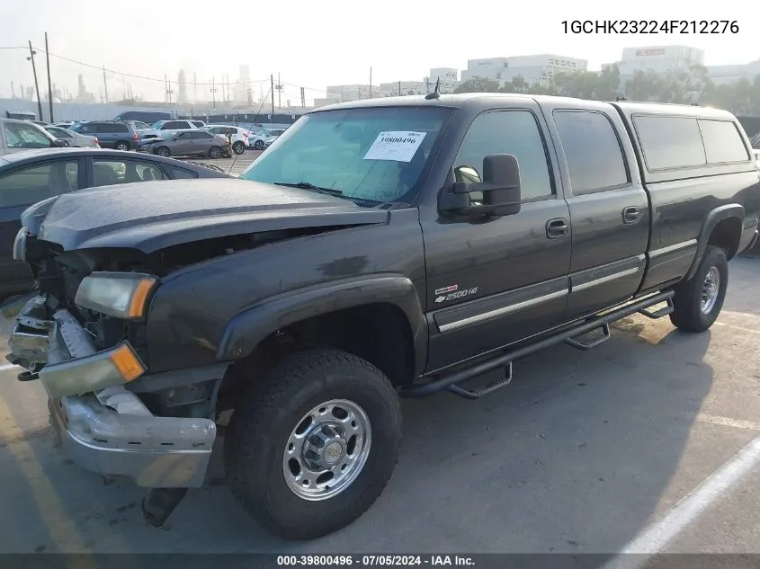 2004 Chevrolet Silverado 2500Hd Lt VIN: 1GCHK23224F212276 Lot: 39800496