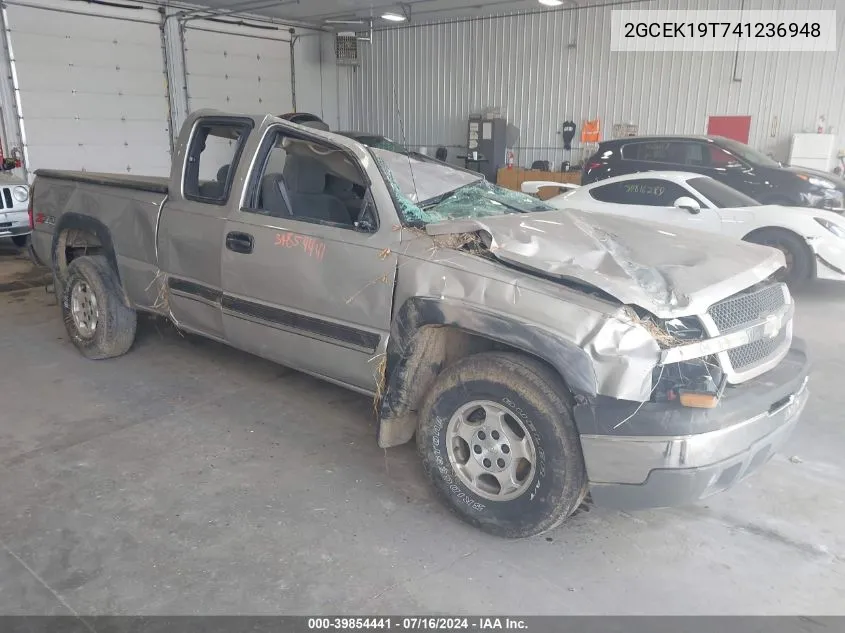 2004 Chevrolet Silverado 1500 Z71 VIN: 2GCEK19T741236948 Lot: 39854441