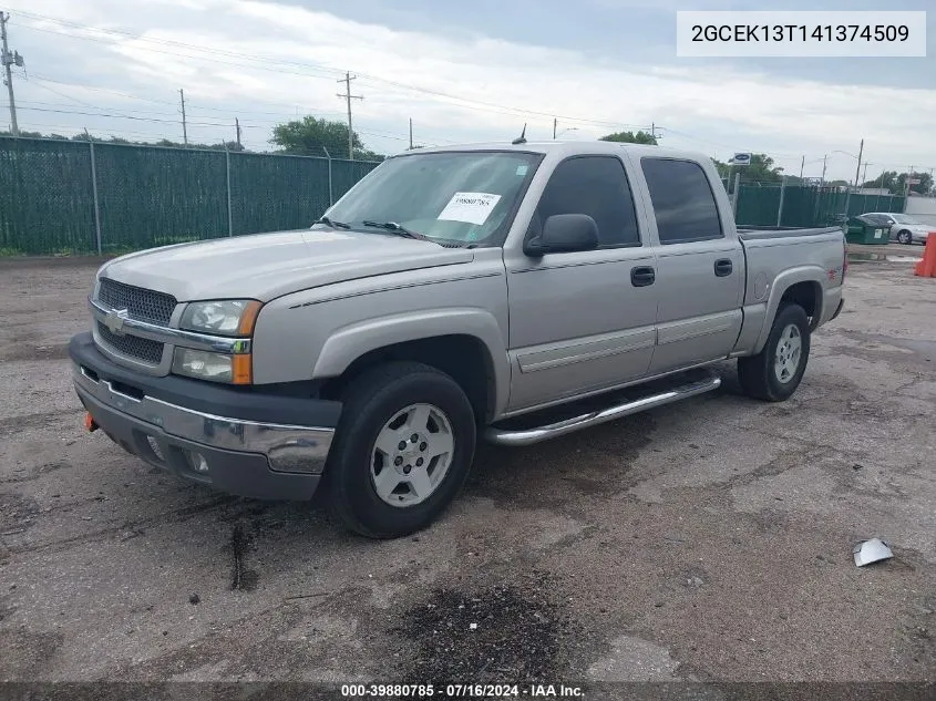 2004 Chevrolet Silverado 1500 Z71 VIN: 2GCEK13T141374509 Lot: 39880785