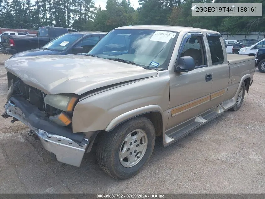 2GCEC19T441188161 2004 Chevrolet Silverado 1500 Ls