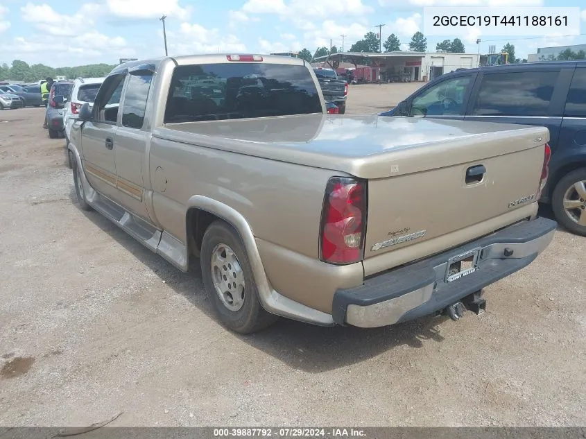 2GCEC19T441188161 2004 Chevrolet Silverado 1500 Ls