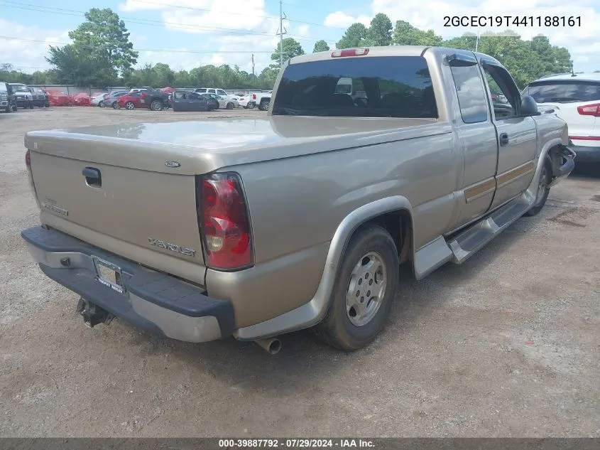 2004 Chevrolet Silverado 1500 Ls VIN: 2GCEC19T441188161 Lot: 39887792