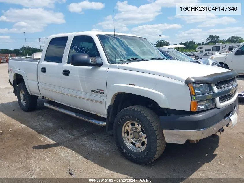 2004 Chevrolet Silverado 2500Hd Ls VIN: 1GCHK23104F147340 Lot: 39915165