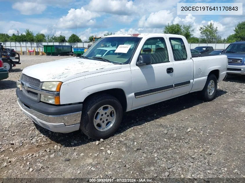 2GCEC19T641170843 2004 Chevrolet Silverado 1500