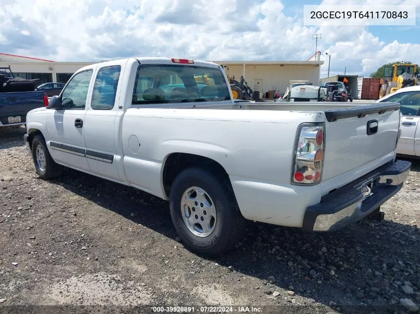 2GCEC19T641170843 2004 Chevrolet Silverado 1500