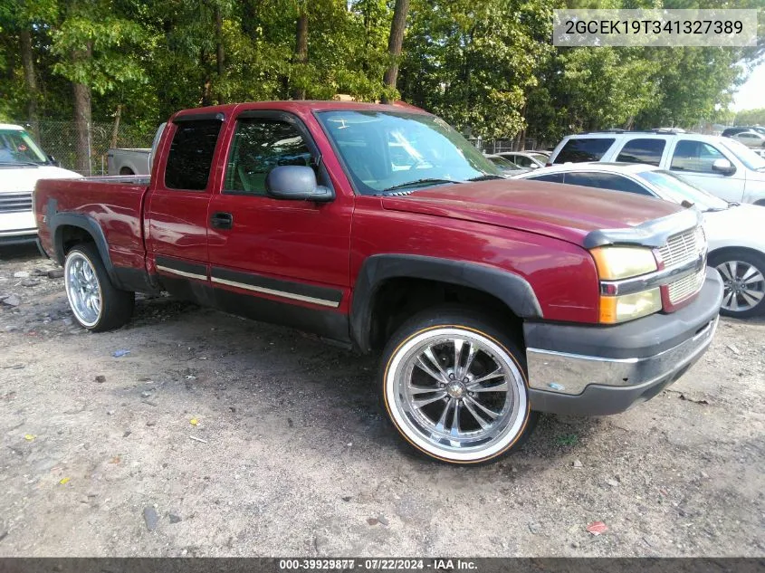 2004 Chevrolet Silverado 1500 Z71 VIN: 2GCEK19T341327389 Lot: 39929877