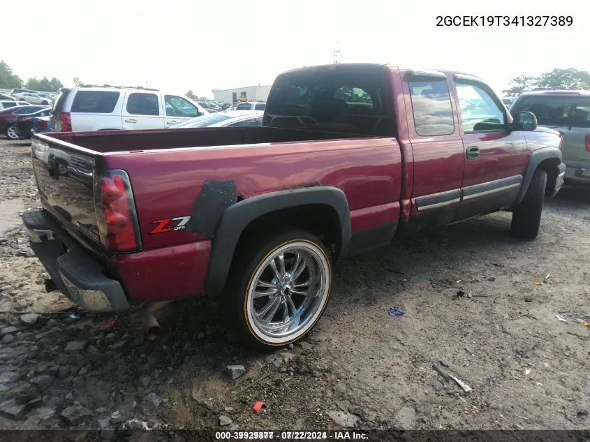 2004 Chevrolet Silverado 1500 Z71 VIN: 2GCEK19T341327389 Lot: 39929877