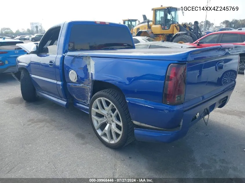 2004 Chevrolet Silverado 1500 VIN: 1GCEC14XX4Z245769 Lot: 39968446