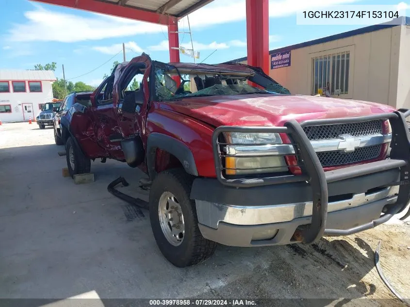 2004 Chevrolet Silverado 2500Hd Ls VIN: 1GCHK23174F153104 Lot: 39978958