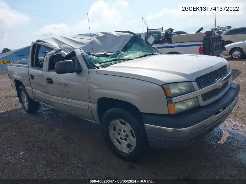 2004 Chevrolet Silverado 1500 Ls VIN: 2GCEK13T741372022 Lot: 40020347