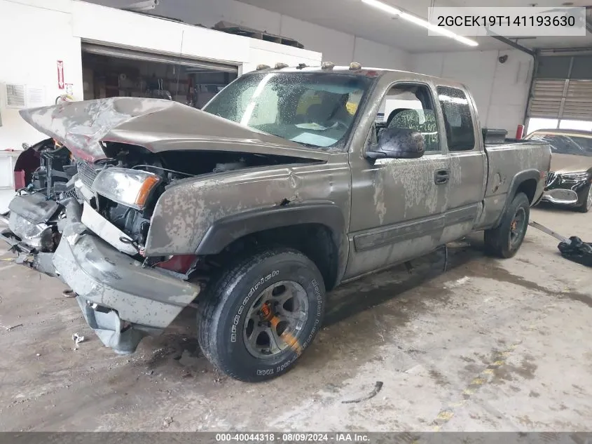 2004 Chevrolet Silverado 1500 Ls VIN: 2GCEK19T141193630 Lot: 40044318