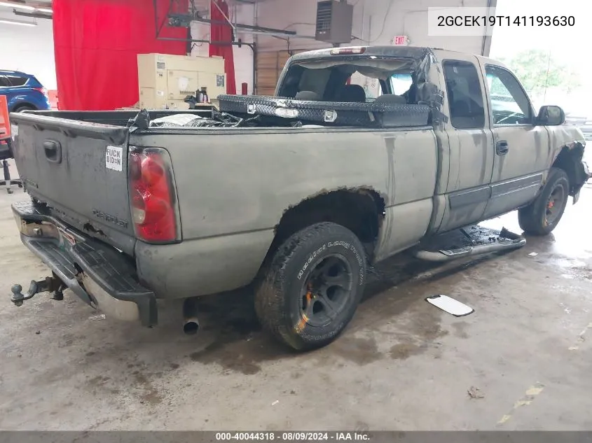 2GCEK19T141193630 2004 Chevrolet Silverado 1500 Ls