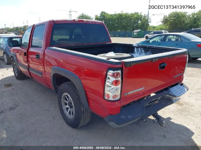 2GCEC13T341397965 2004 Chevrolet Silverado 1500 Ls