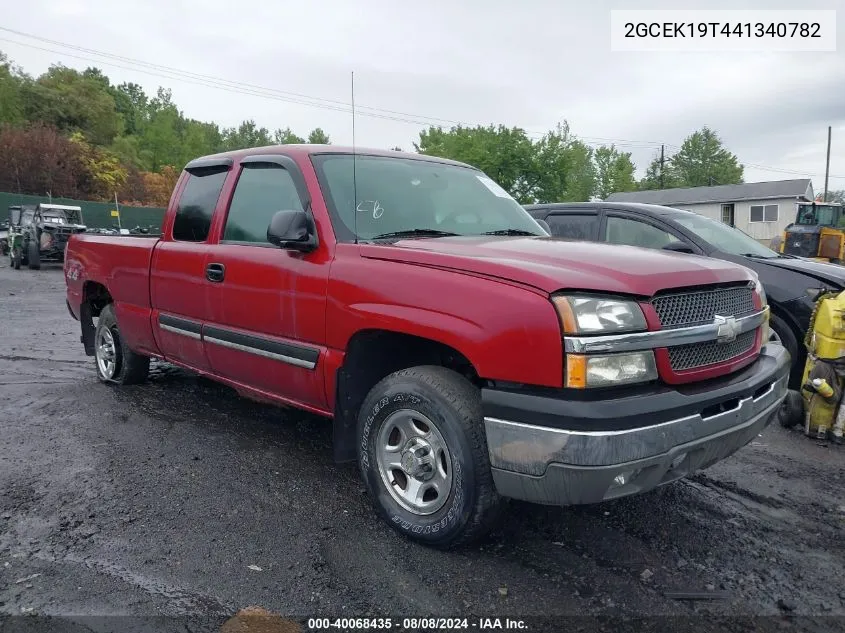 2004 Chevrolet Silverado 1500 Ls VIN: 2GCEK19T441340782 Lot: 40068435