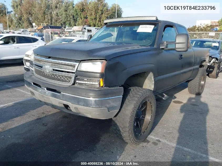 2004 Chevrolet Silverado 1500 Ls VIN: 1GCEK19T84E233796 Lot: 40088236