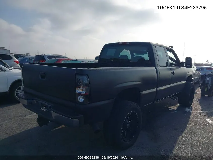 2004 Chevrolet Silverado 1500 Ls VIN: 1GCEK19T84E233796 Lot: 40088236