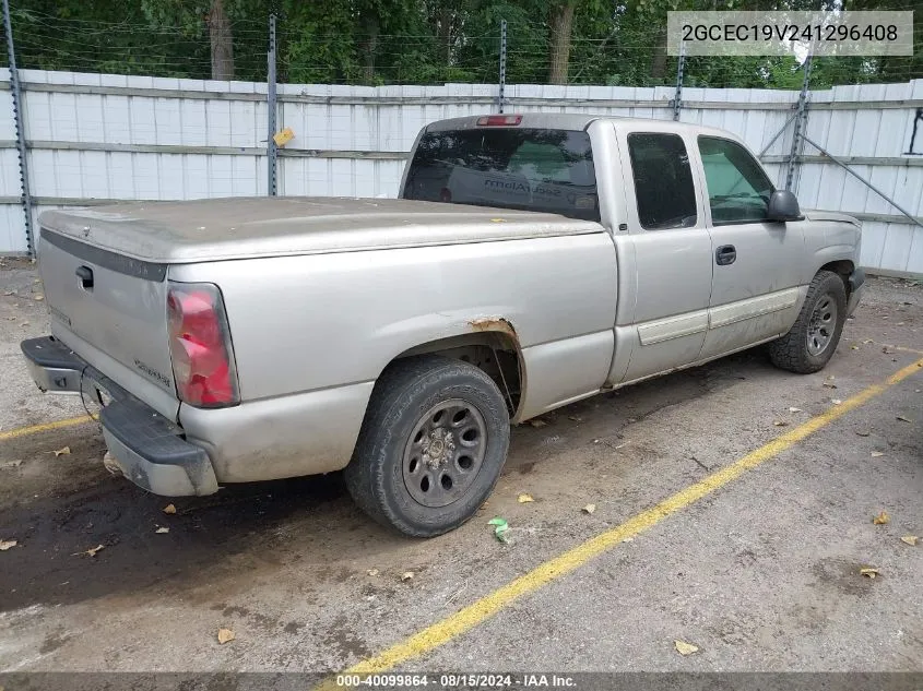 2004 Chevrolet Silverado 1500 Ls VIN: 2GCEC19V241296408 Lot: 40099864