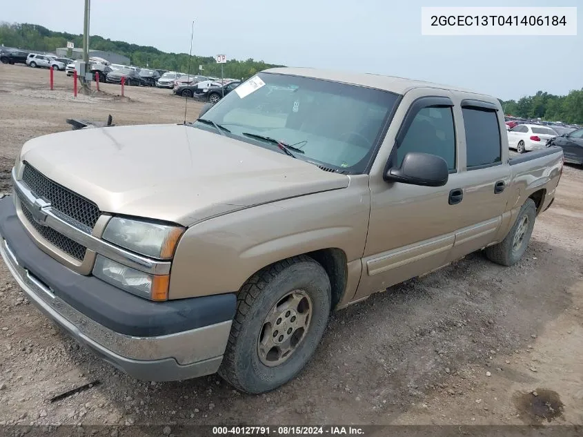 2004 Chevrolet Silverado 1500 Ls VIN: 2GCEC13T041406184 Lot: 40127791