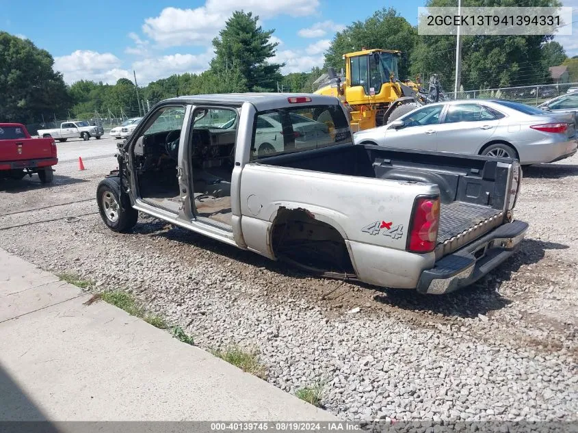 2004 Chevrolet Silverado 1500 Lt VIN: 2GCEK13T941394331 Lot: 40139745