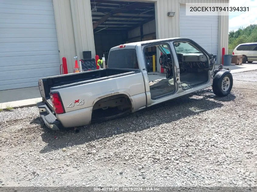 2GCEK13T941394331 2004 Chevrolet Silverado 1500 Lt