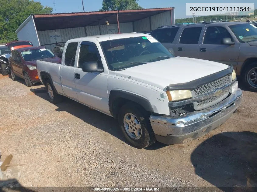 2004 Chevrolet Silverado 1500 Work Truck VIN: 2GCEC19T041313544 Lot: 40196925