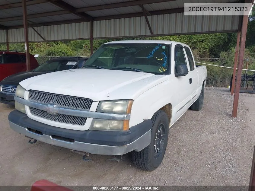 2004 Chevrolet Silverado 1500 Ls VIN: 2GCEC19T941215323 Lot: 40203177