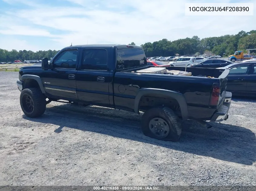 2004 Chevrolet Silverado 2500 Ls VIN: 1GCGK23U64F208390 Lot: 40216358