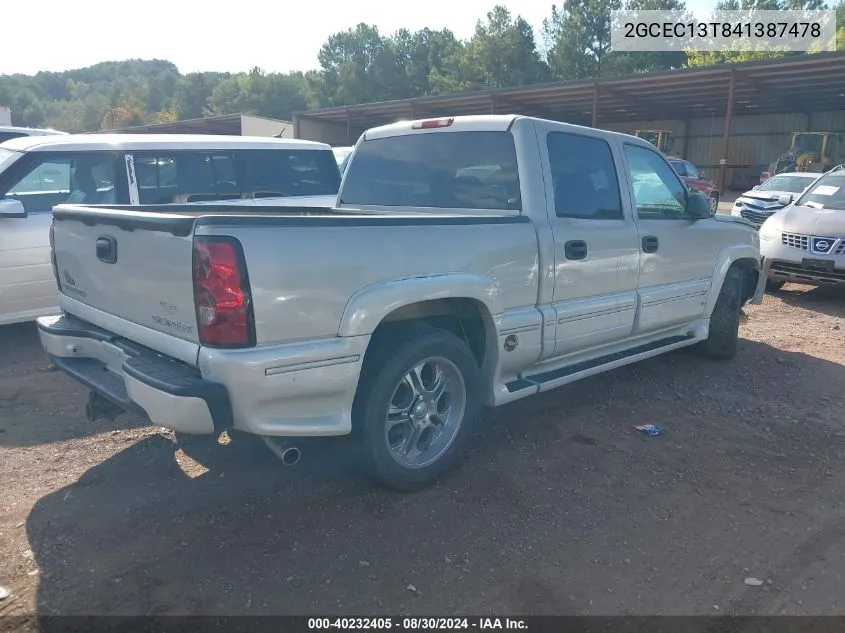 2GCEC13T841387478 2004 Chevrolet Silverado 1500 Lt