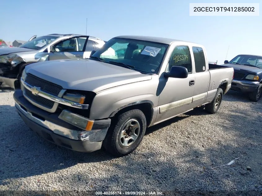 2004 Chevrolet Silverado 1500 Ls VIN: 2GCEC19T941285002 Lot: 40255174