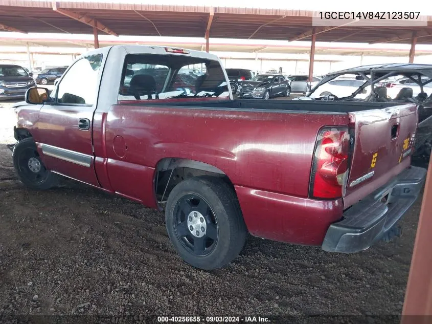 2004 Chevrolet Silverado 1500 Ls VIN: 1GCEC14V84Z123507 Lot: 40256655