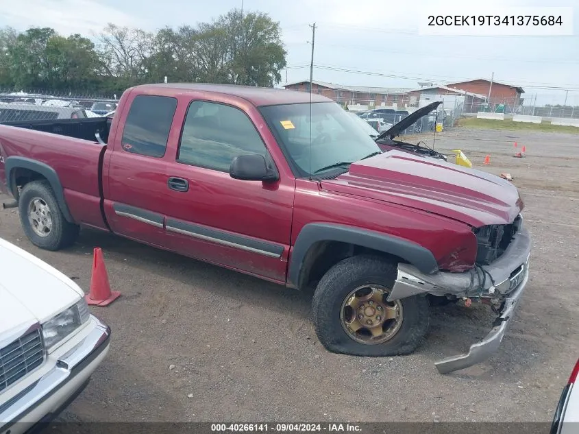 2004 Chevrolet Silverado 1500 Ls VIN: 2GCEK19T341375684 Lot: 40266141