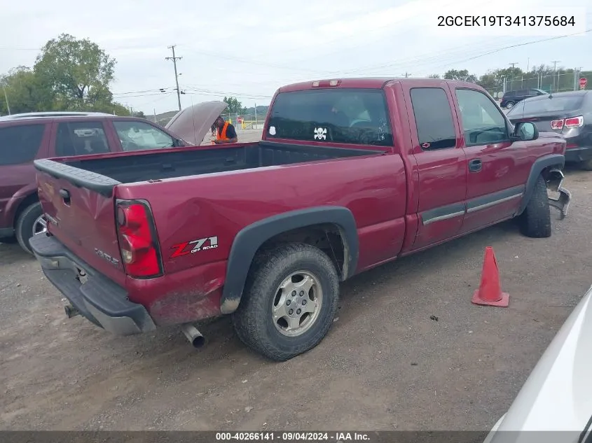 2004 Chevrolet Silverado 1500 Ls VIN: 2GCEK19T341375684 Lot: 40266141