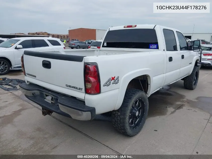 2004 Chevrolet Silverado 2500Hd Lt VIN: 1GCHK23U44F178276 Lot: 40268206