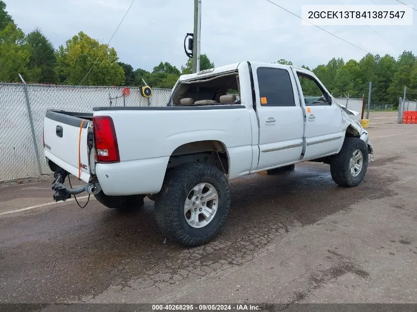 2004 Chevrolet Silverado K1500 VIN: 2GCEK13T841387547 Lot: 40268295