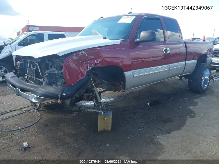 2004 Chevrolet Silverado 1500 Ls VIN: 1GCEK19T44Z349067 Lot: 40275494