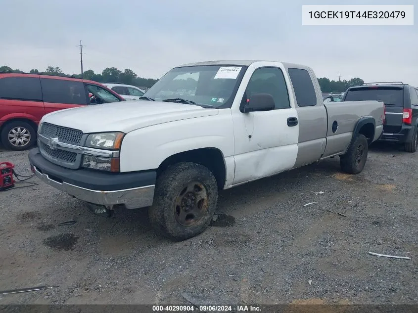 2004 Chevrolet Silverado 1500 Work Truck VIN: 1GCEK19T44E320479 Lot: 40290904