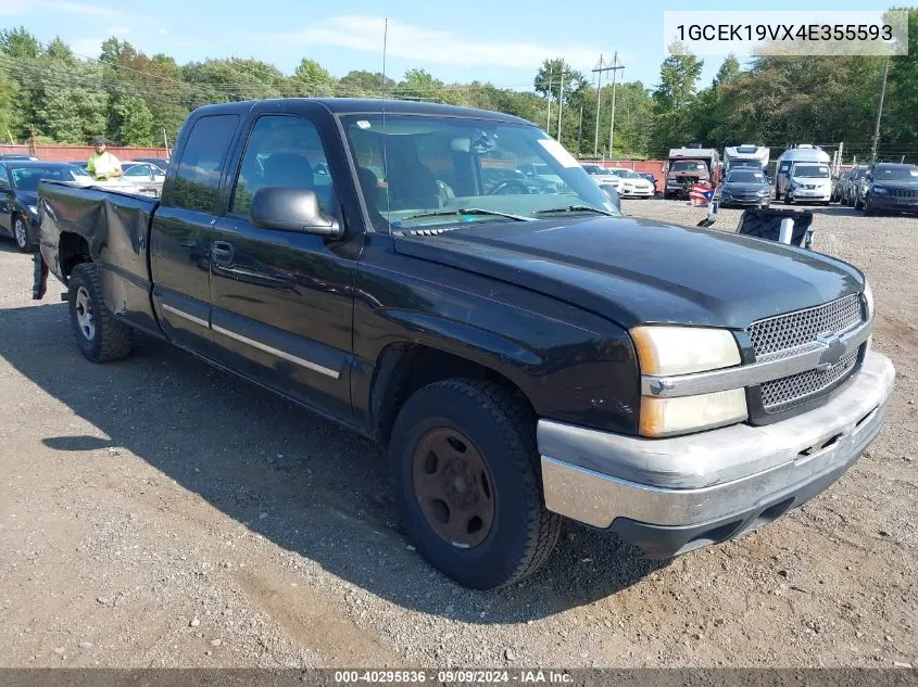 2004 Chevrolet Silverado 1500 Ls VIN: 1GCEK19VX4E355593 Lot: 40295836