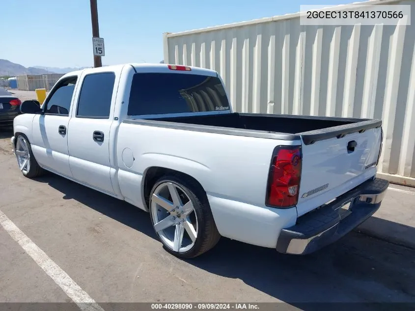 2004 Chevrolet Silverado 1500 Ls VIN: 2GCEC13T841370566 Lot: 40298090