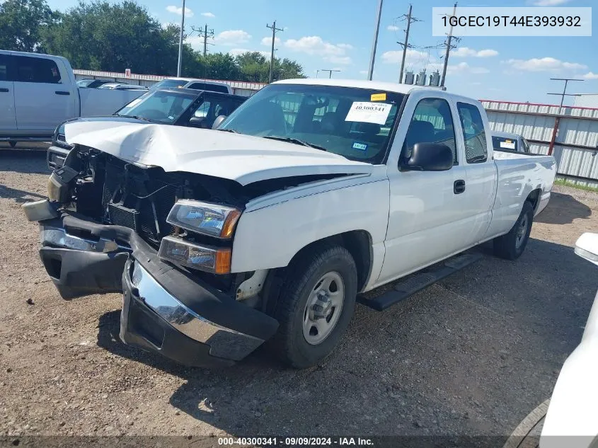 2004 Chevrolet Silverado 1500 Work Truck VIN: 1GCEC19T44E393932 Lot: 40300341