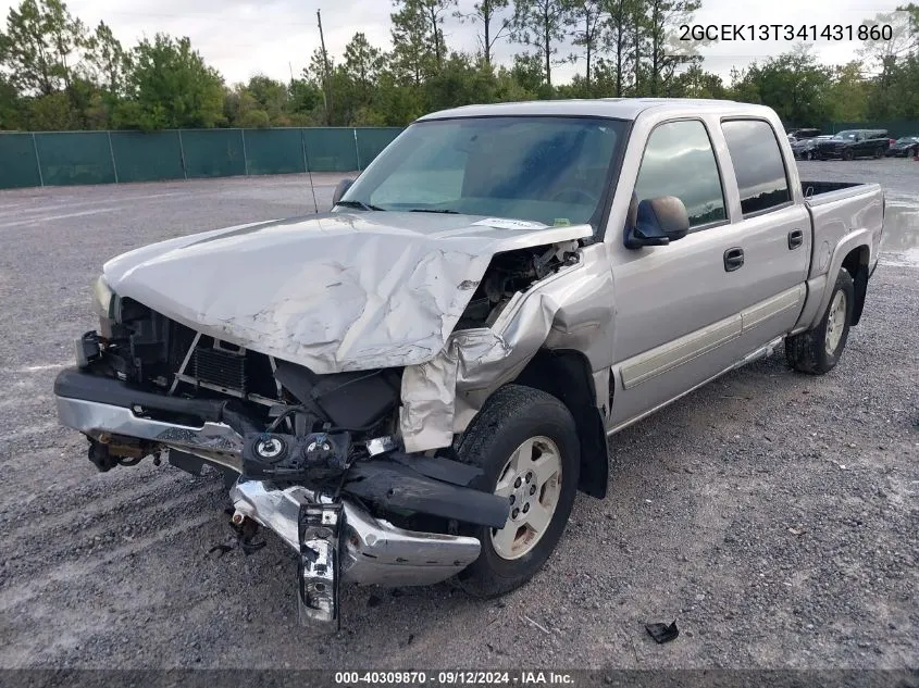 2004 Chevrolet Silverado K1500 VIN: 2GCEK13T341431860 Lot: 40309870