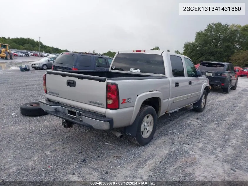 2004 Chevrolet Silverado K1500 VIN: 2GCEK13T341431860 Lot: 40309870