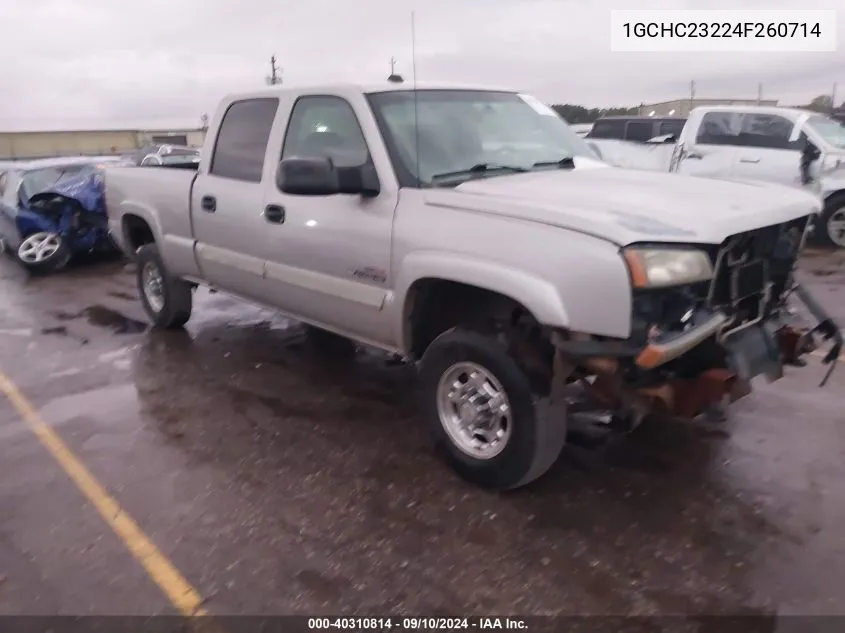 2004 Chevrolet Silverado 2500Hd Ls VIN: 1GCHC23224F260714 Lot: 40310814