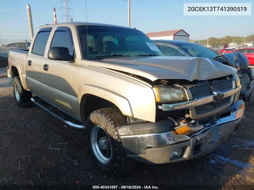 2004 Chevrolet Silverado K1500 VIN: 2GCEK13T741390519 Lot: 40341897