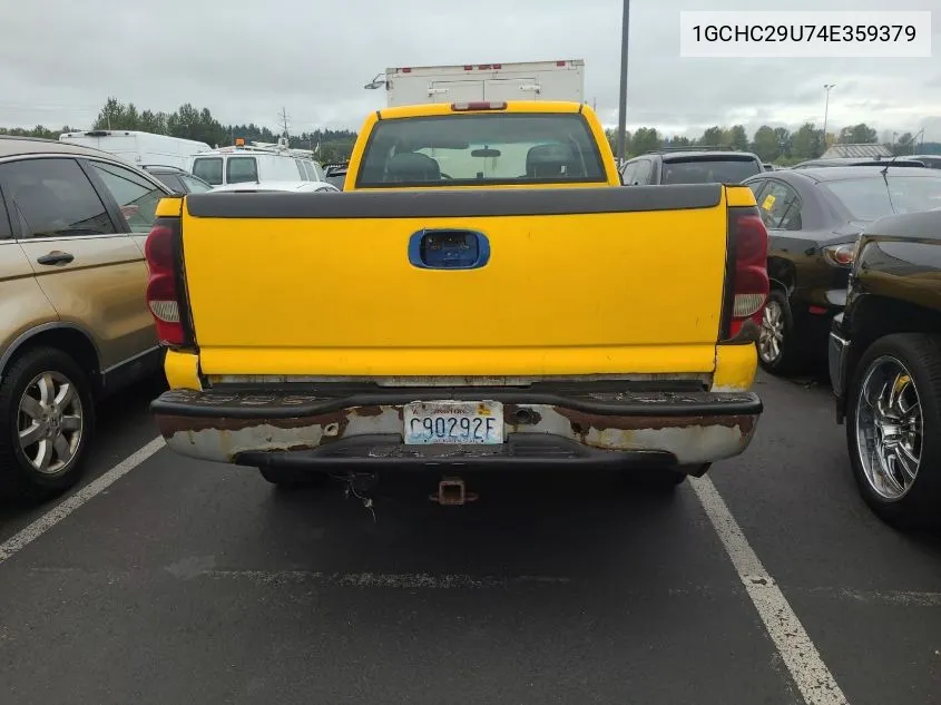 2004 Chevrolet Silverado 2500Hd Work Truck VIN: 1GCHC29U74E359379 Lot: 40346531