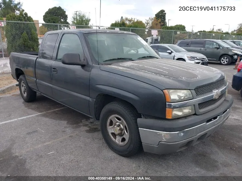 2004 Chevrolet Silverado 1500 Work Truck VIN: 2GCEC19V041175733 Lot: 40350149